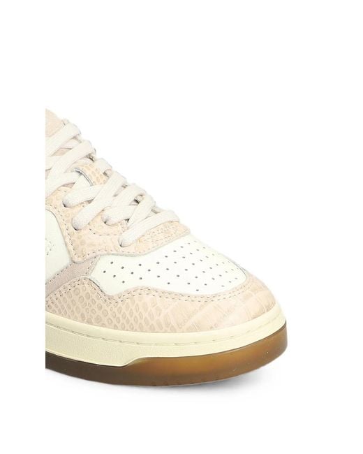 Autry Natural Medalist Crocodile-Effect Sneakers