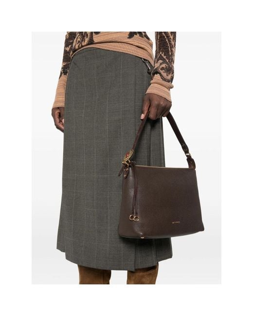 Etro Brown Shoulder Bags