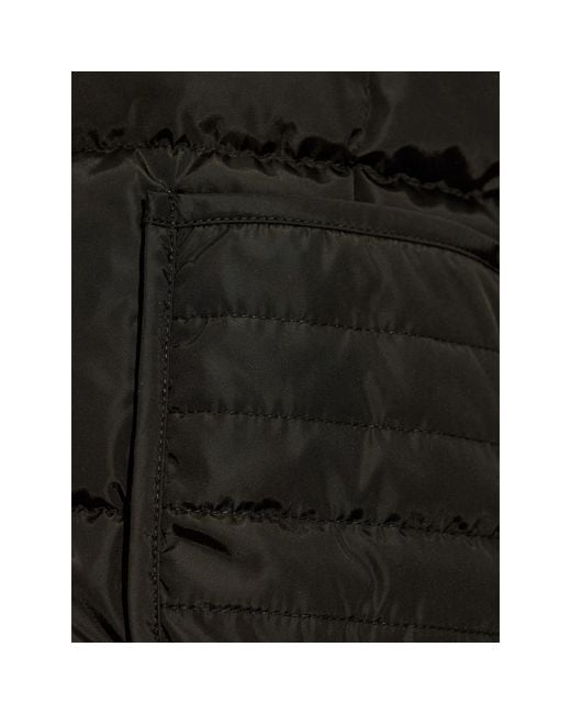 Moncler Black Logo-Appliqué Padded Jacket
