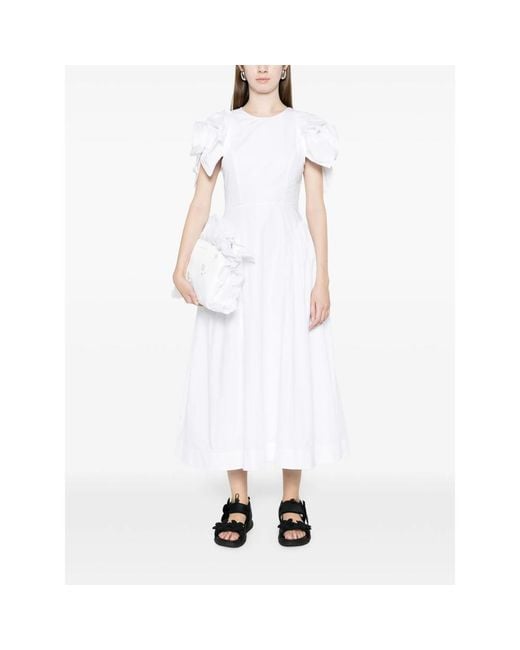 Simone Rocha White Midi Dresses
