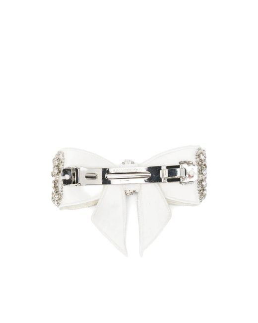 Self-Portrait White Bow Hair Clip