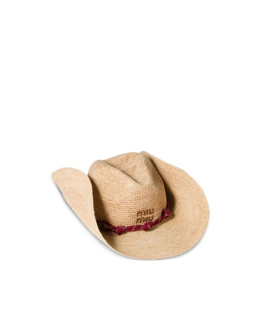 Miu Miu Natural Neutrals Hats