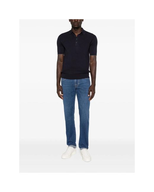 Tramarossa Blue Michelangelo Jeans for men
