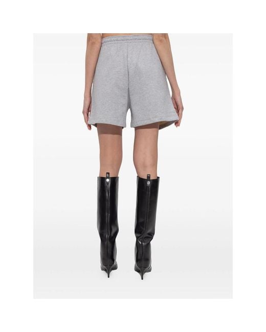 The Attico Gray Shorts
