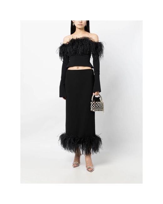Rosantica Black Holli Nodi Crystal-Embellished Bucket Bag