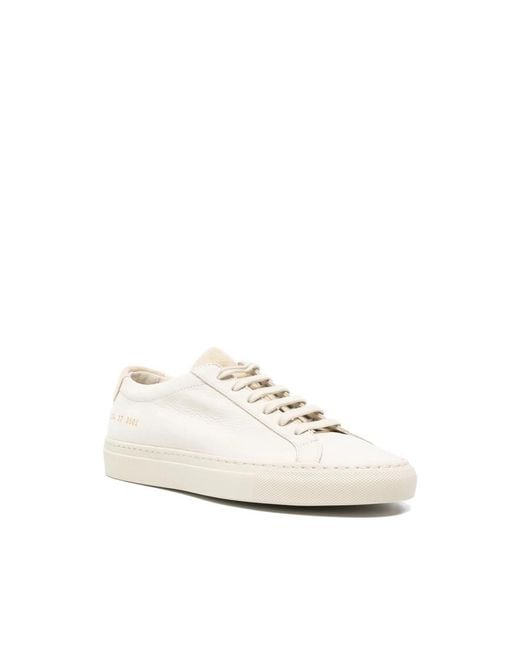 Common Projects White Leather Sneakers