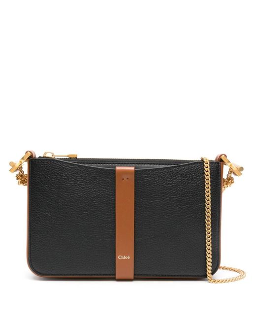 Chloé Black Marcie Leather Chain Wallet - Women's - Calf Leather