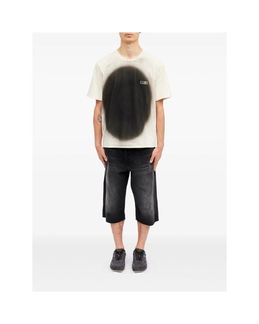 MM6 by Maison Margiela Black Crew-Neck T-Shirt for men