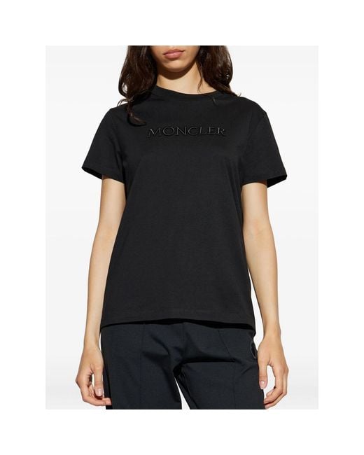 Moncler Black Logo T-Shirt