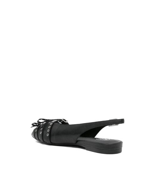 Ash Black Slingback Sandals