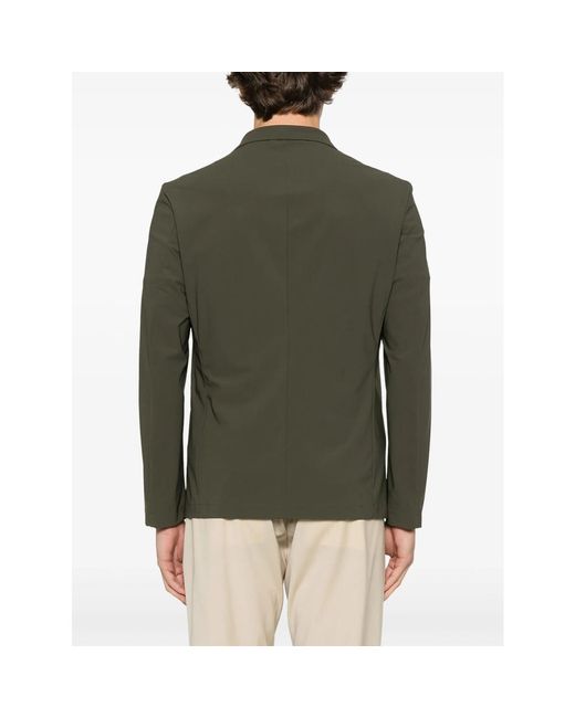 Eraldo Green Peak-Lapels Blazer for men
