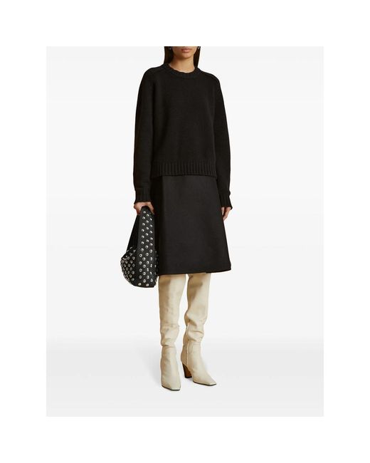 Khaite Black Elena Shoulder Bag
