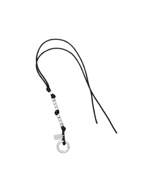 Maison Margiela Multicolor Letters Keyring for men