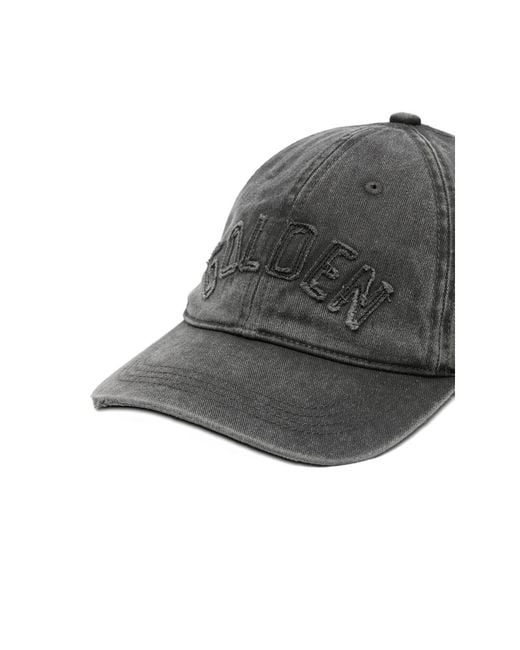 Golden Goose Deluxe Brand Gray Washed-Effect Baseball Cap for men