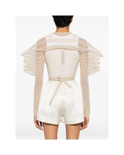 Rick Owens Natural Neutrals Tops