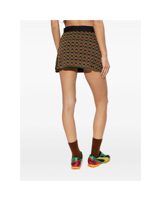 Puma X Ahluwalia Black X Ahluwalia Jacquard-Knit Mini Skirt