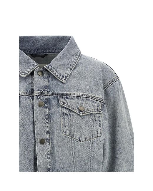 Haikure Gray Long-Sleeve Playsuit
