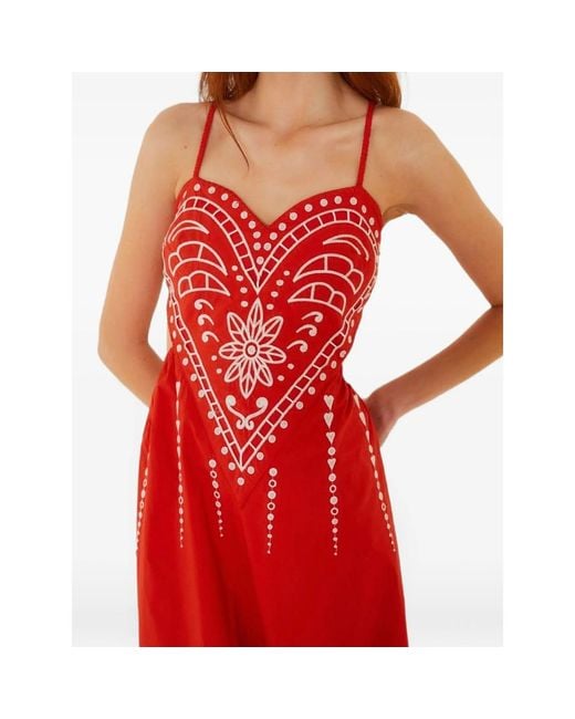 Farm Rio Red The Vicky Dress
