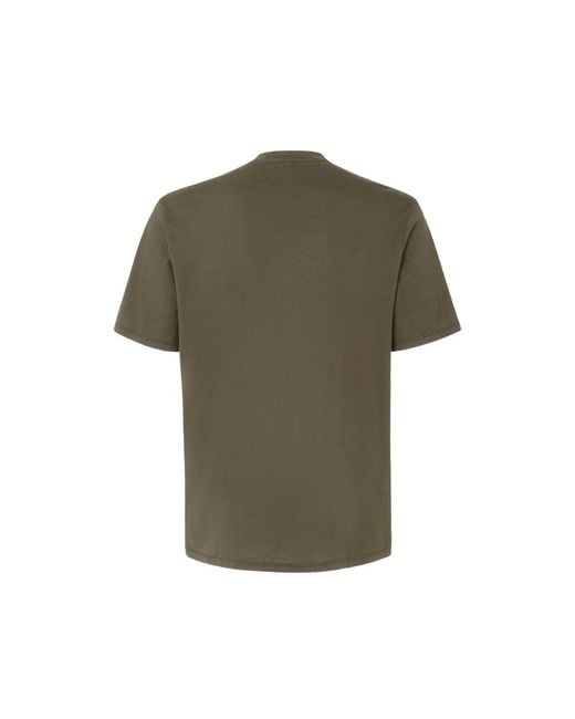 Fendi Green Logo-Print Cotton T-Shirt for men