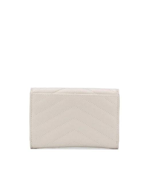 Saint Laurent White Wallets & Purses