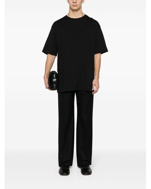 Dries Van Noten Boxy T-shirt Black In Cotton for men