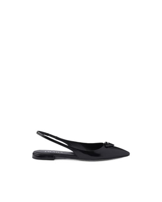 Prada Black Ballet Flats