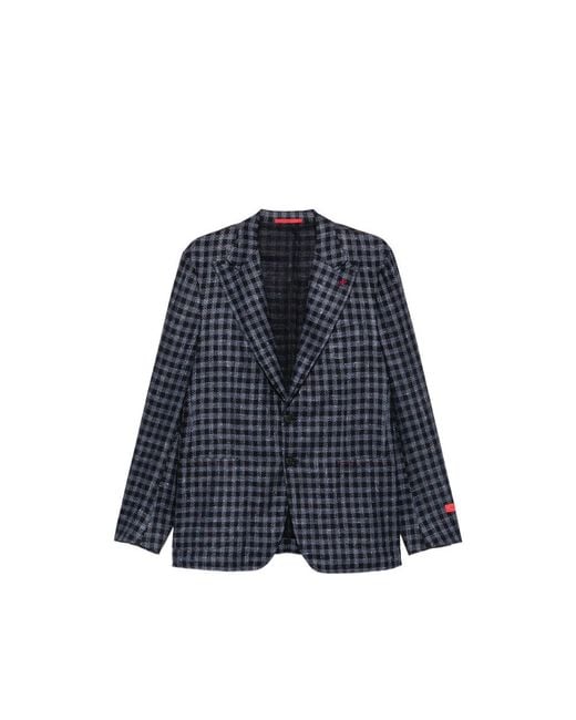 Isaia Blue Jackets for men