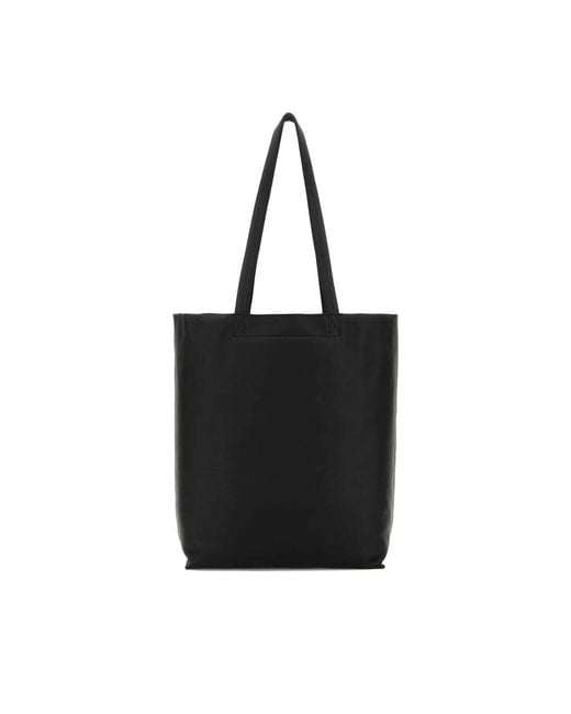 A.P.C. Black A. P.C. Maiko Leather Tote Bag