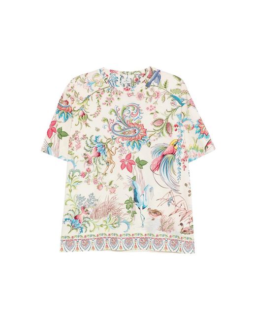 Etro White Neutrals T-Shirts & Vests for men