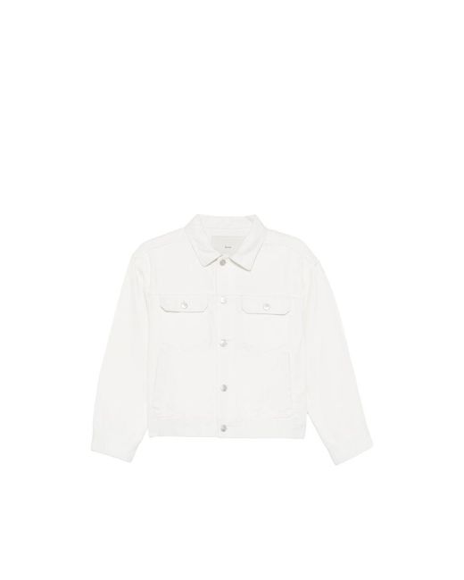 DUNST White Denim Trucker Jacket for men