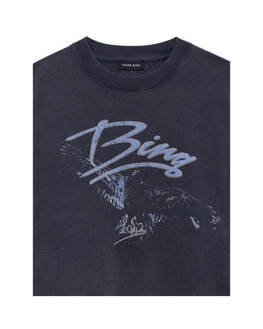 Anine Bing Blue Sweatshirt