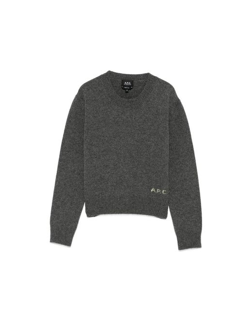 A.P.C. Gray Knitwear