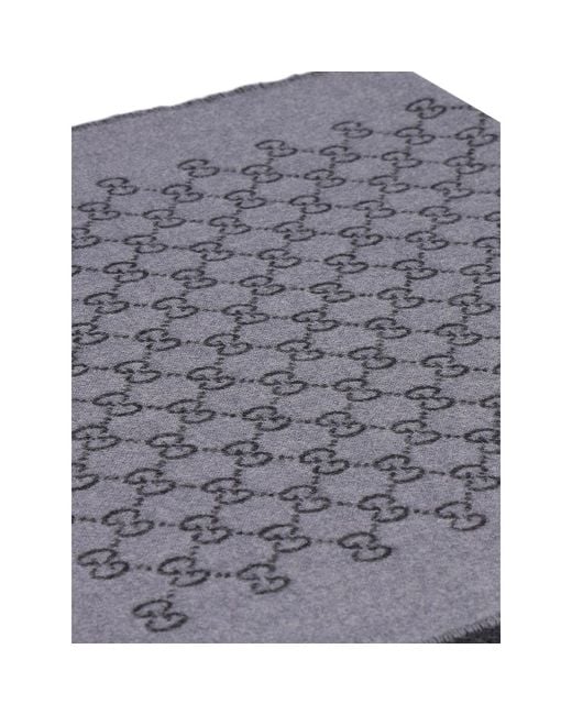 Gucci Gray Scarves for men