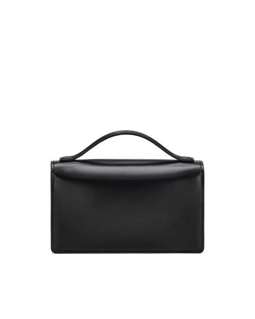 Marc Jacobs Black Mini The Mirror Leather Cross Body Bag