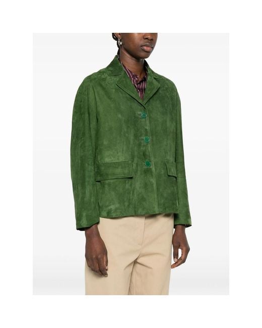 SANTORO Green Button Pocket Jacket