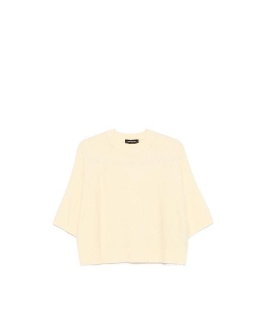 Fabiana Filippi Natural Sequin-Embellished Raglan-Sleeve Sweater