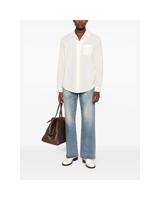 TONYWACK Blue Wide-Leg Jeans for men