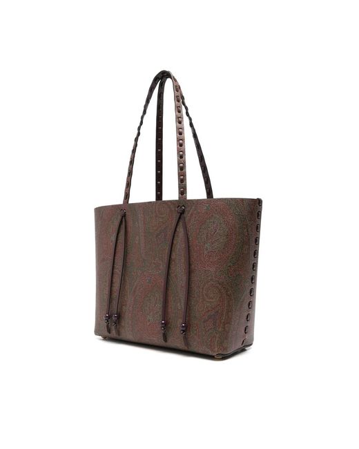 Etro Brown Shoulder Bags
