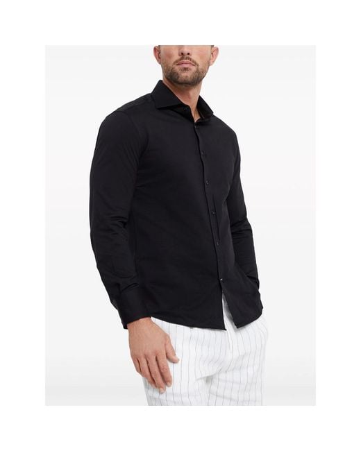 Brunello Cucinelli Blue Shirts for men