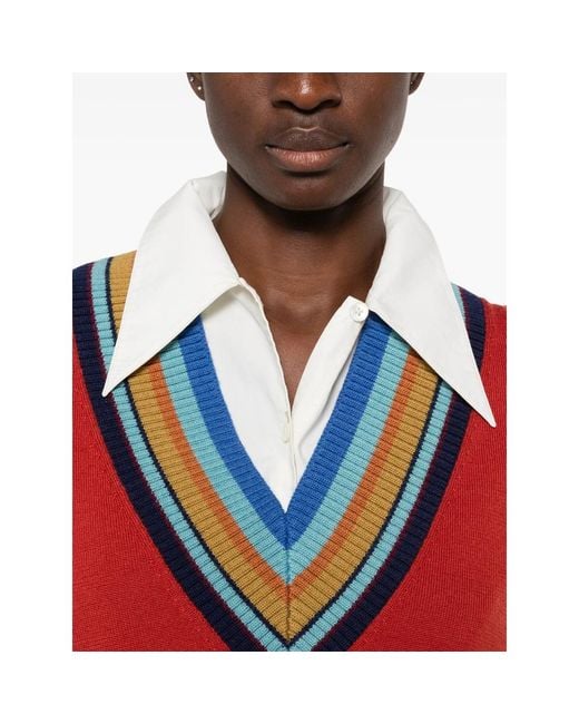 Dries Van Noten Red Tops