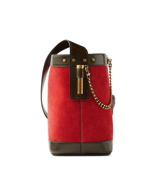 Versace Red Bucket Bags