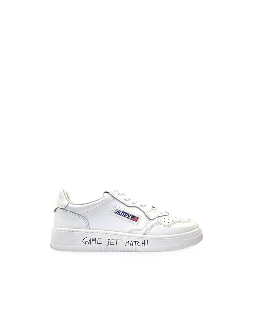 Autry White Sneakers for men