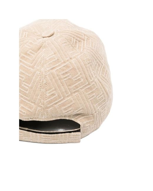 Fendi Natural Neutrals Hats for men