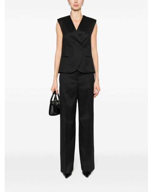Calvin Klein Black Modular Tailored Waistcoat