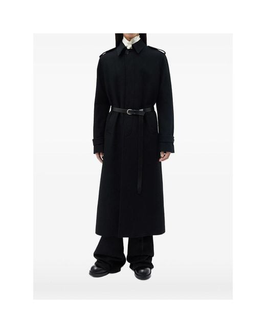 Ann Demeulemeester Black Wilmer Coat for men