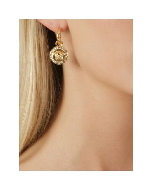Versace Metallic Earrings