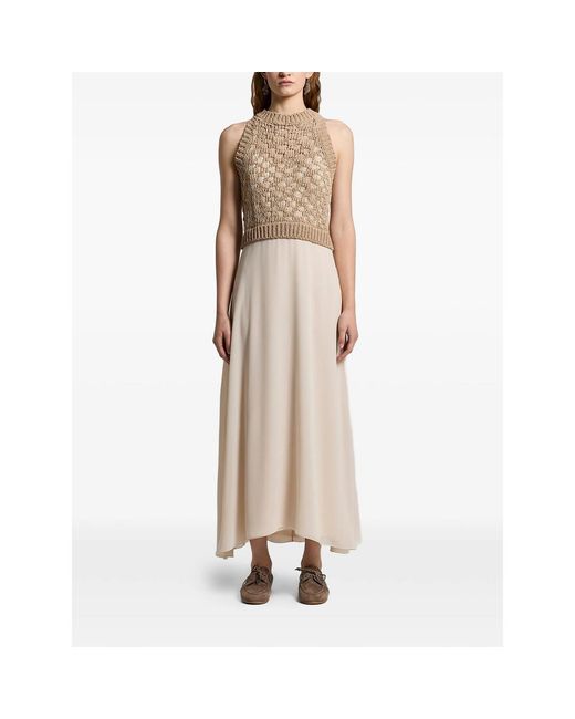 Peserico Natural Neutrals Dresses