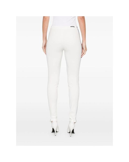 Prada White Neutrals Trousers