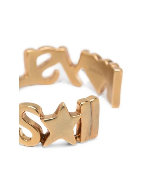 Saint Laurent Metallic Logo Star Bracelet
