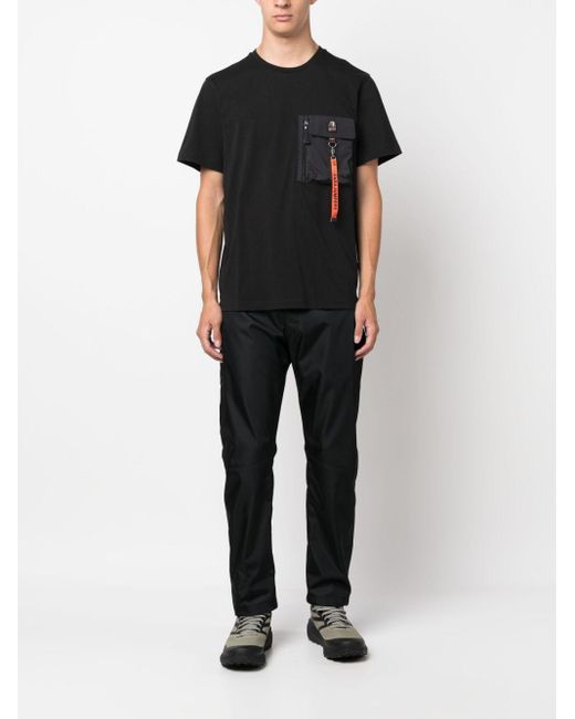 Parajumpers Black Cotton T-shirt for men